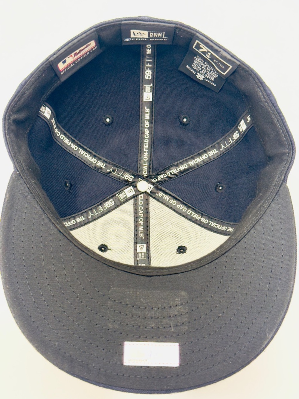 New Era 59Fifty New York Yankees Baseball Cap 27 World Championships Size 7-1/4 - Picture 14 of 16